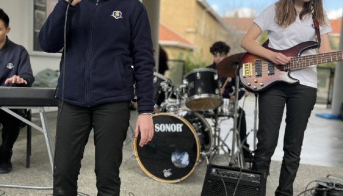 Rocking Out with Student Talent: Guns N' Roses Classics Take Center Stage at  The English School 's 